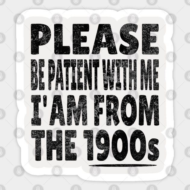 Please be patient with me im from the Sticker by Palette Harbor